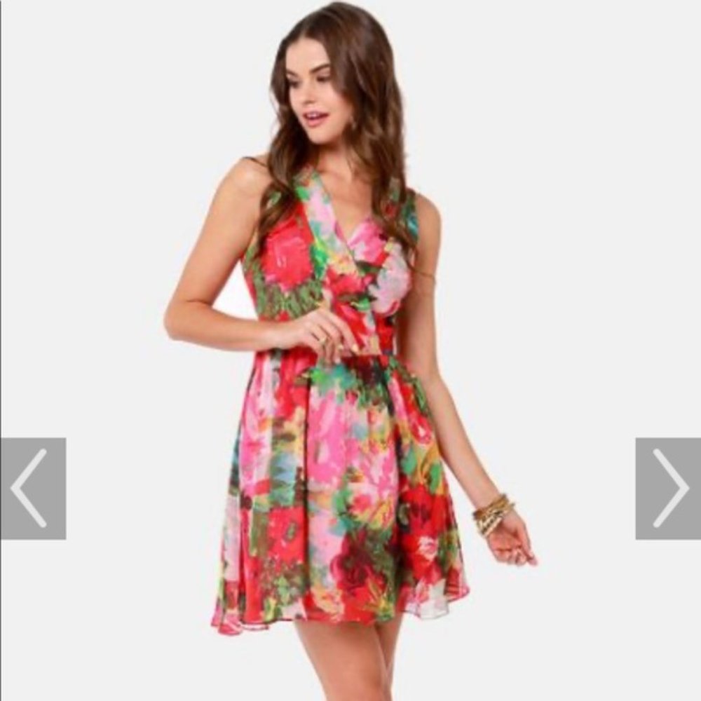Jack Pink Floral Dress